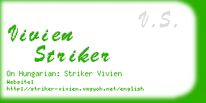 vivien striker business card
